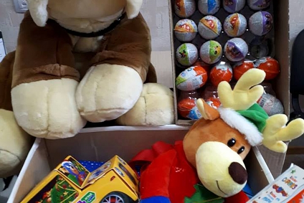 Коробка с подарками 